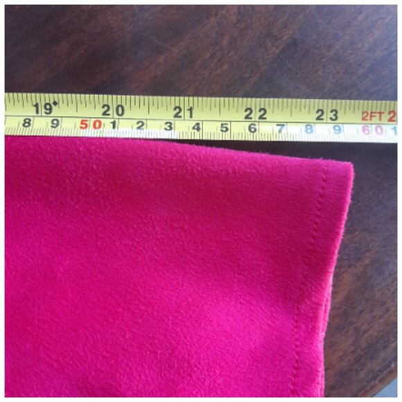 Conrad C SZ 12 Hot Pink Faux Suede Zip Up Women's Jacket - Picture 12 of 13